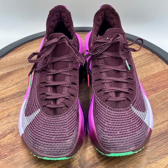 NIKE Air Zoom Alphafly Next% 3 Faith Kipyegon IB4201-600 Burgundy Women's 8.5 - Picture 6 of 10